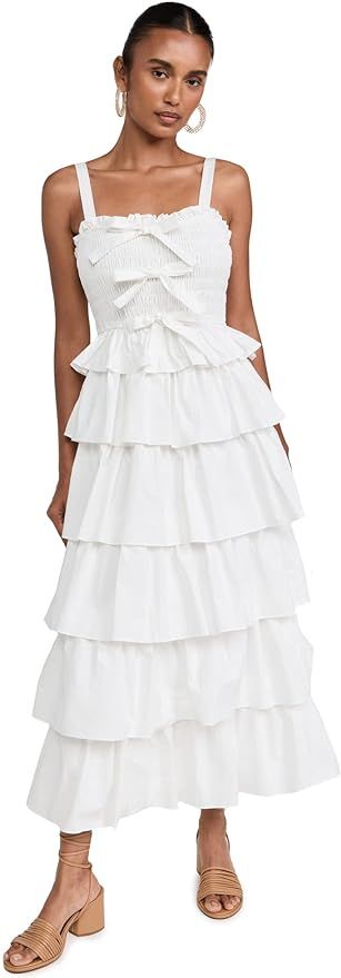 English Factory Women's Ruffle Tiered Maxi Dress | Amazon (US)