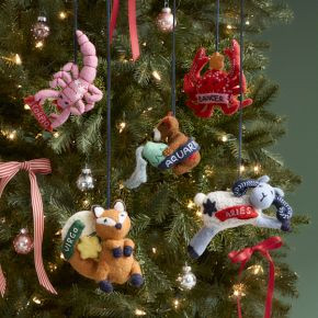 Felt Zodiac Animal Ornaments | West Elm (US)