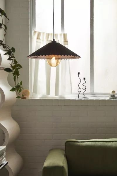 Delfina Pleated Pendant Light | Urban Outfitters (US and RoW)