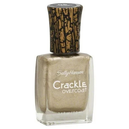 Sally Hansen Nail Polish Crackle Overcoat Antique Gold 0.4 Fl. Oz. | Walmart (US)
