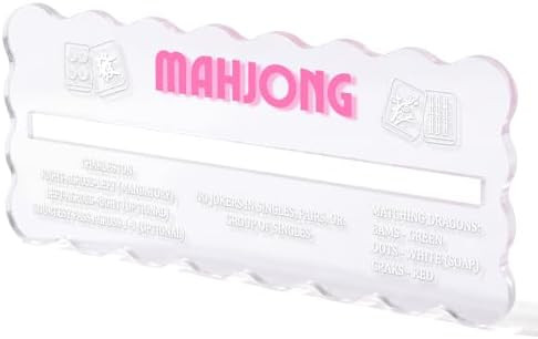 1 Pcs Mahjong Line Finder Mahj Line Reader Strip Transparent Acrylic Mahj Rules Helper & Card Gui... | Amazon (US)
