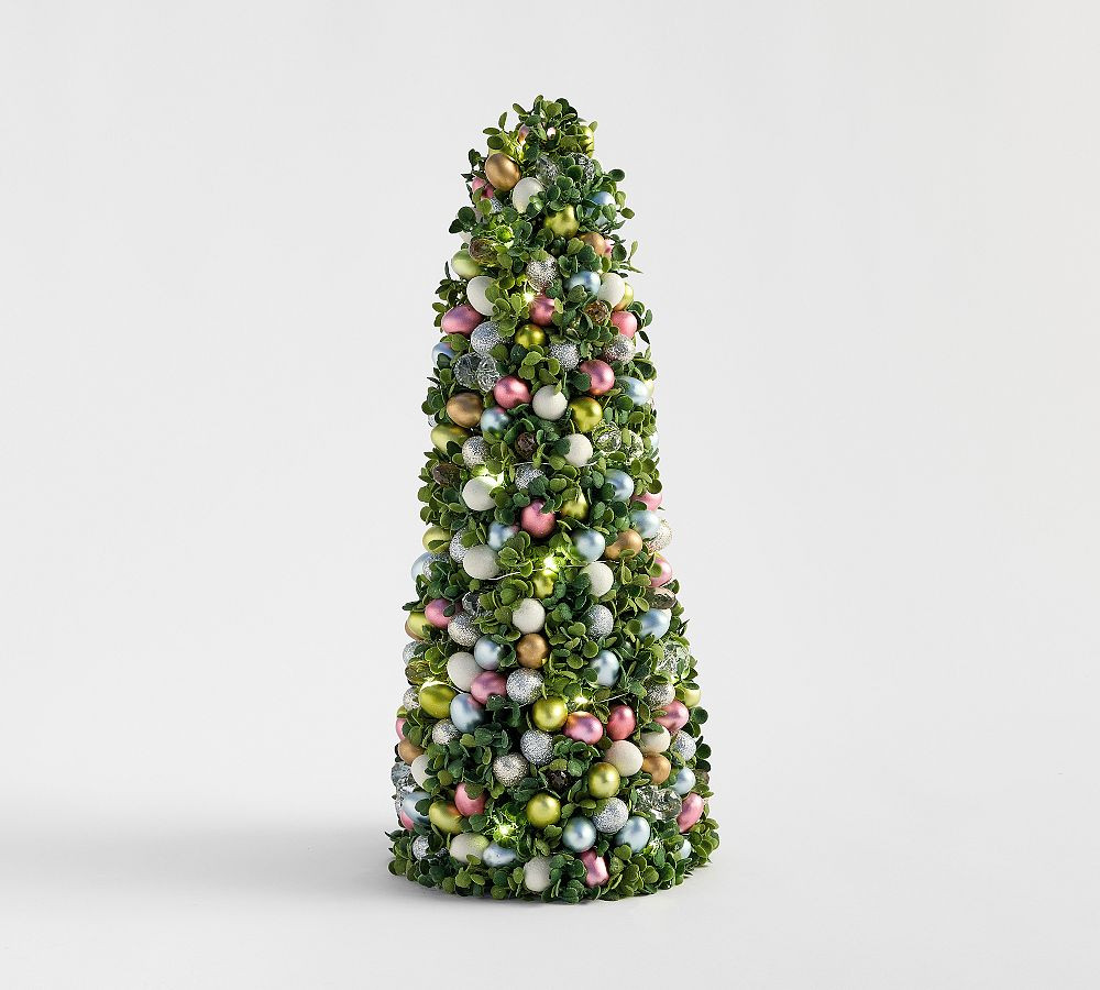 Lit Easter Egg Bauble Tree | Pottery Barn (US)