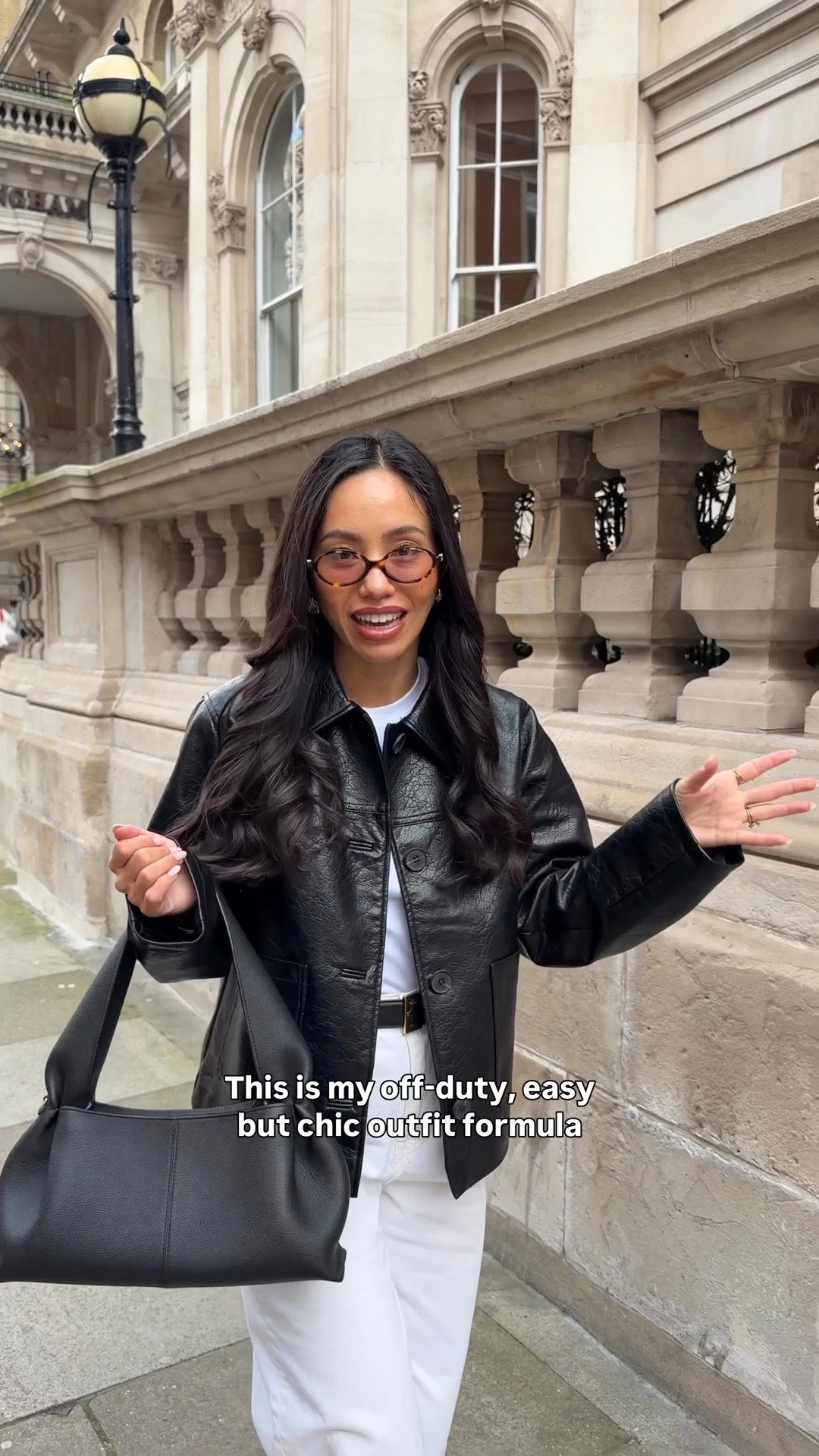 A go to easy outfit formula that still looks chic 🖤 

wearing size 6 in the ASOS jacket, size 25 in the COS jeans 🙋🏻‍♀️

#LTKstyletip #LTKuk #LTKspring