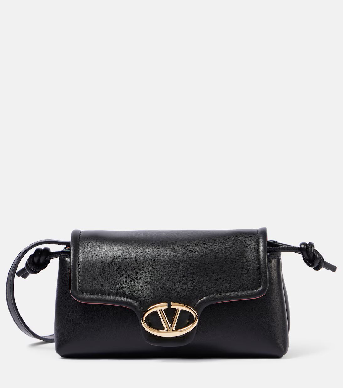 VLogo Mini leather crossbody bag | Mytheresa (US/CA)