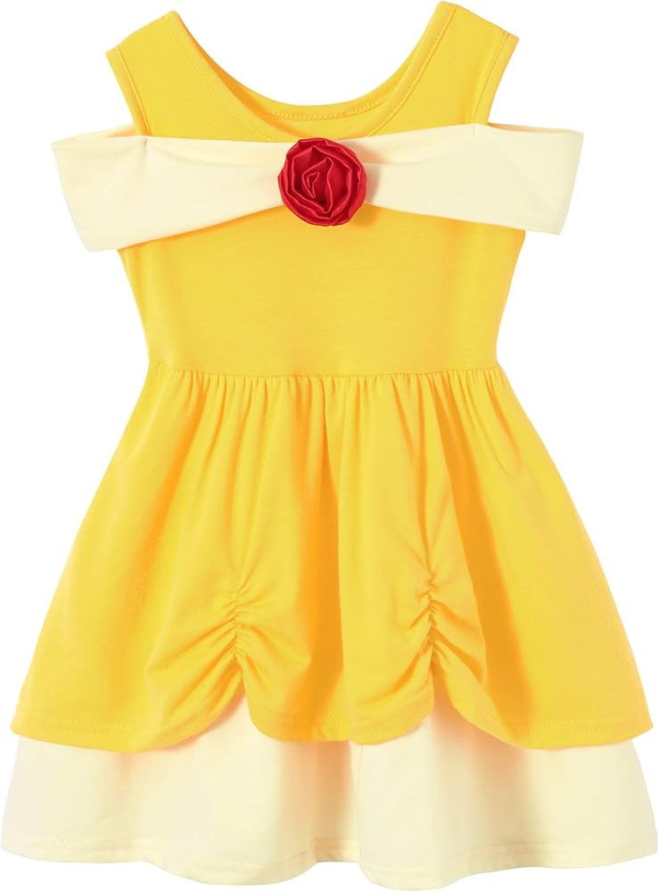 Cotton Baby Girl Clothes Summer Little Princess Toddler Kids Party Tutu Dresses | Amazon (US)