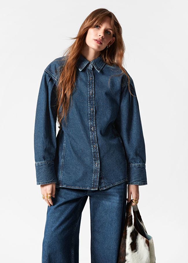 Tapered Denim Shirt | & Other Stories - US