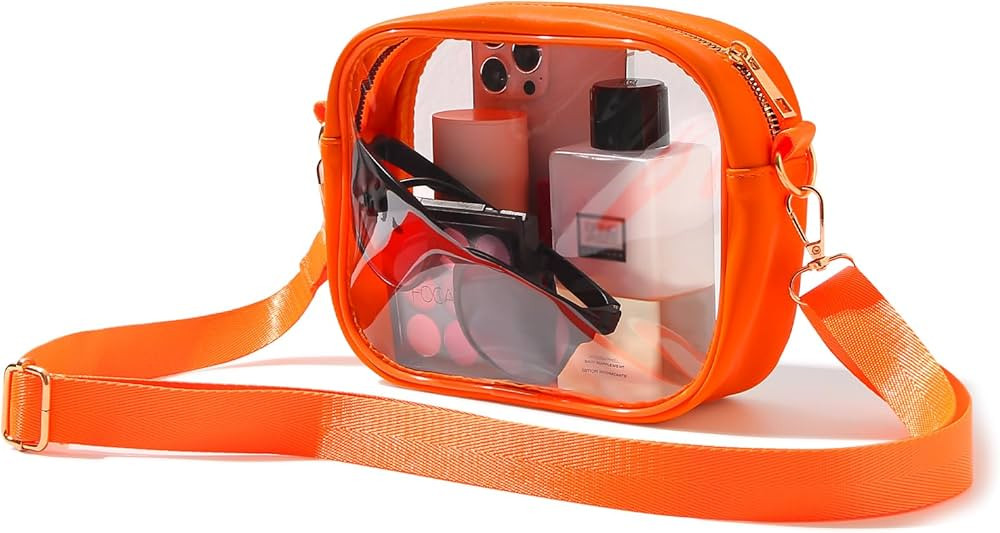 Clear Bag Stadium Approved, Crossbody Transparent Bag for Concerts Sports Events, Purses for Men ... | Amazon (US)