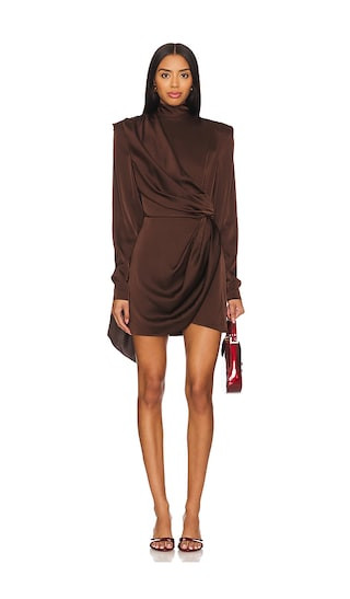 Bianca Dress in Chocolate Brown | Revolve Clothing (Global)