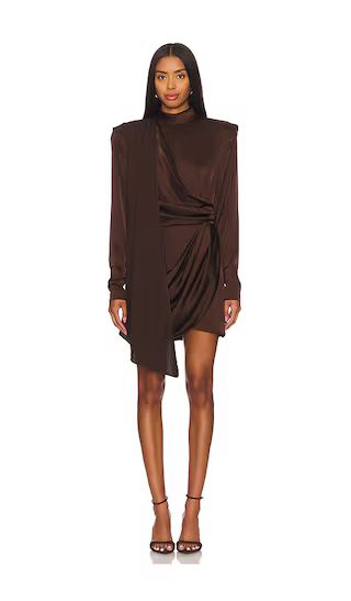 Bianca Dress in Chocolate Brown Dress | Work Wear Style | Business Casual Outfits | Revolve Clothing (Global)