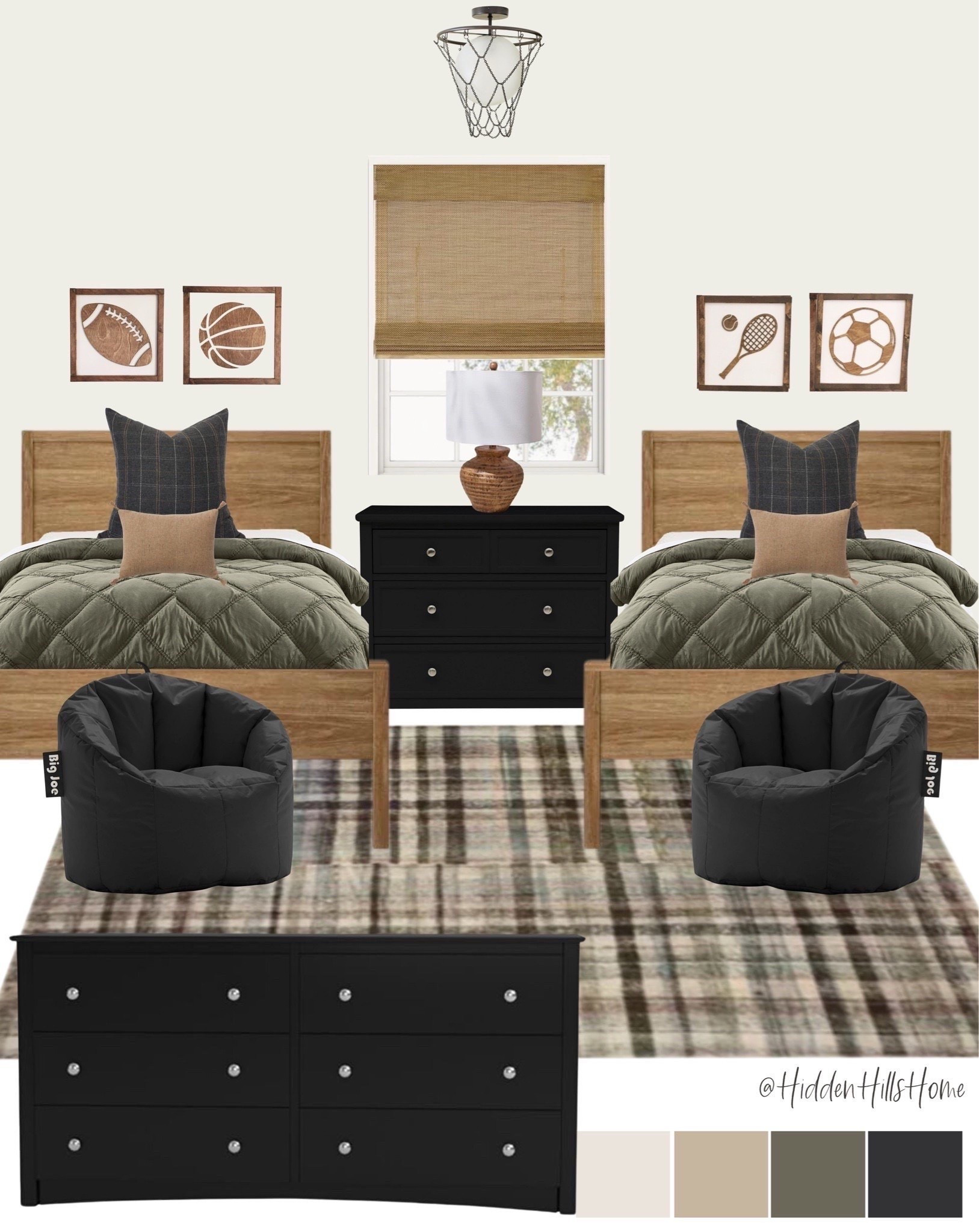 Boys bedroom decor mood board, boys room decor ideas, masculine shared bedroom, shared sibling bedroom #boysbedroom

#LTKHome #LTKSaleAlert #LTKKids