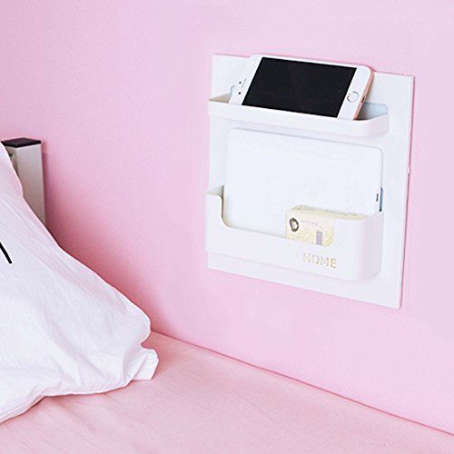 Easy Eco Life Bedside Shelf Accessories Organizer- Wall Mount Self Stick On,Ideal for Glasses,Rem... | Amazon (US)