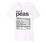 Rice and Peas Nutritional Value Premium T-Shirt | Amazon (US)