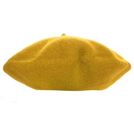 MRULIC beret hats for women Kids Girls Bailey Hat Dome Beret Yellow Yellow + One size | Walmart (US)