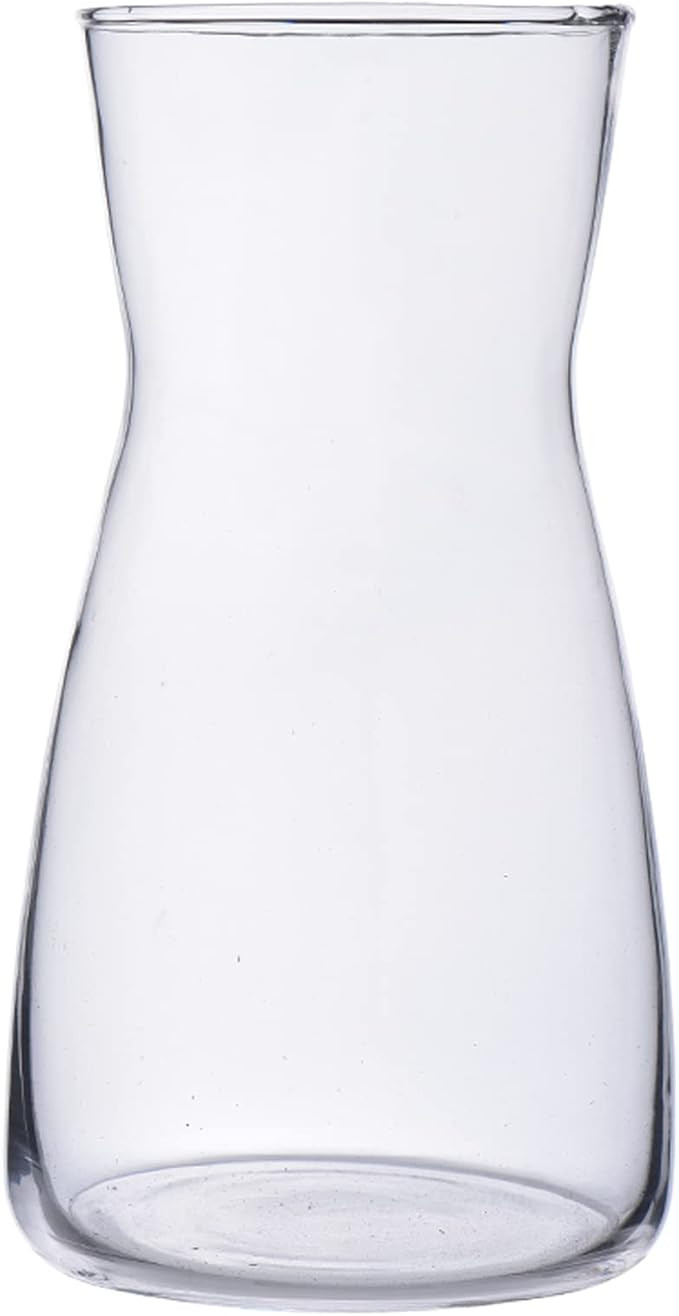 8 inch Clear Glass Flower Vases for Centerpiece Table Home Indoor Desk Decor,Ins Modern Boho Styl... | Amazon (US)