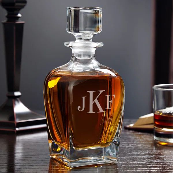 Draper Personalized 24 oz. Whiskey Decanter | Wayfair North America