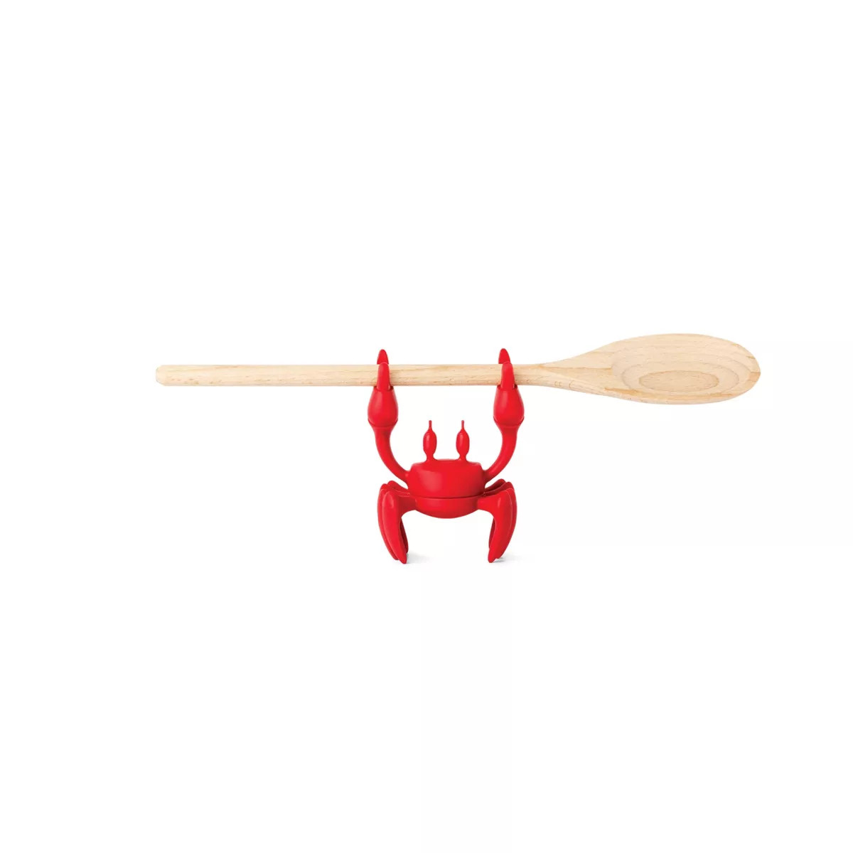 Ototo Red The Crab Spoon Holder and Steam Releaser: Silicone, Dishwasher-Safe, 5" Height, 2.83" W... | Target
