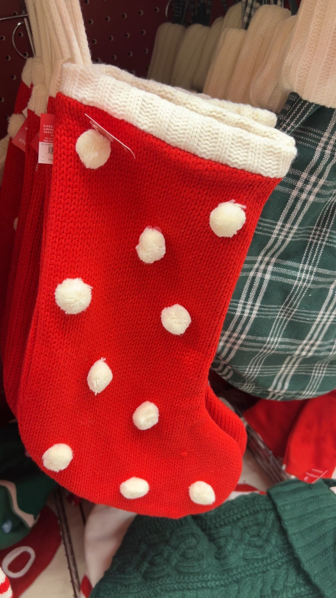 Such a cute holiday stocking for your mantel or staircase! Love the polka dots and the pop of red.
christmas stockings, red christmas, holiday season, mantel decor, cozy christmas, living room finds, fireplace styling, holiday ornaments

#LTKFindsUnder50 #LTKSeasonal #LTKHoliday