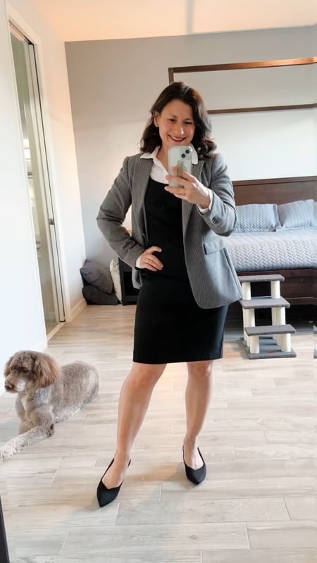 I love Ann Taylor shift dresses for the office. I can wear them on their own or layer under a collar top. I usually buy a size up so it’s not too so sexy in the back (I teach in front of college students). If you have a larger butt and want a conservative look try sizing up. Wearing 2P.

I'm 4'10" and 115#; bust 32B, waist 26, hips 36


#LTKover40 #LTKworkwear #LTKstyletip