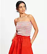 Striped Modern Tube Top | LOFT