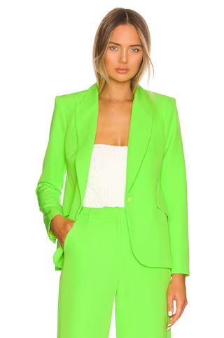 L'AGENCE Chamberlain Blazer in Lime Green from Revolve.com | Revolve Clothing (Global)