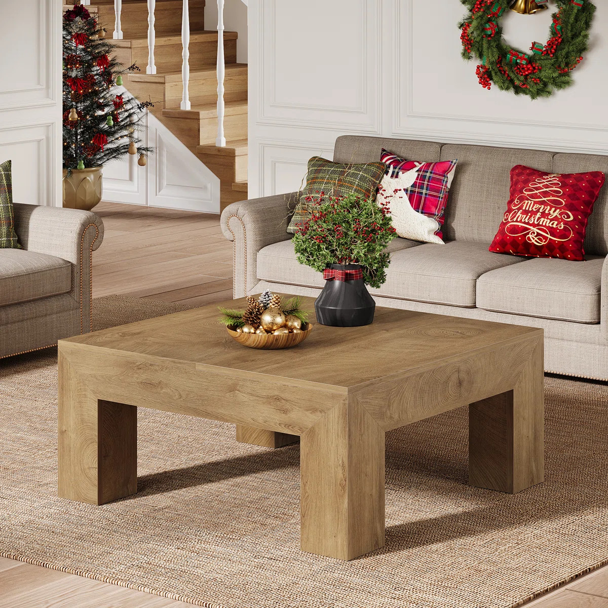 Millwood Pines 39.4" Square Coffee Table & Reviews | Wayfair | Wayfair North America