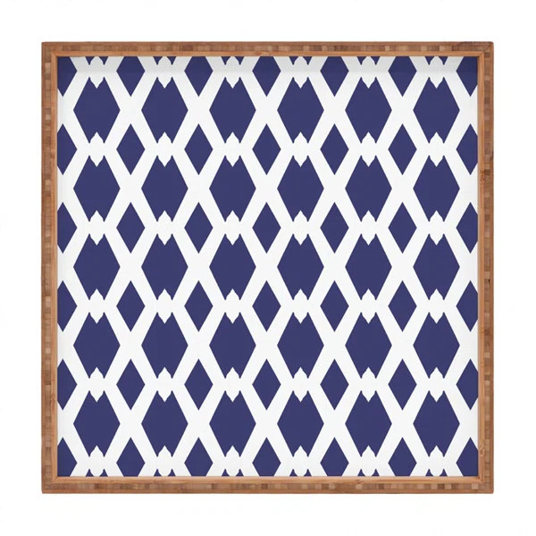 Daffy Lattice Square Accent Tray | Wayfair North America