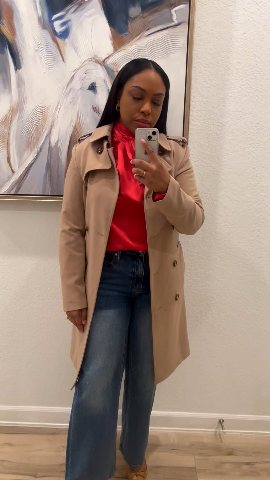 Chic work outfit with jeans! Love a good trench coat for fall/winter❤️

#LTKootd #LTKWorkwear #LTKFindsUnder100