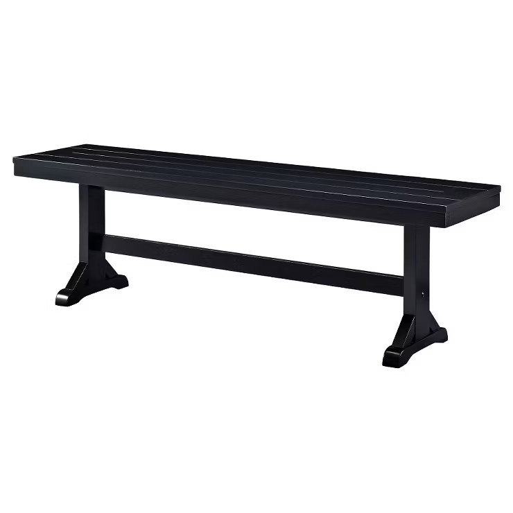 60" Trestle Leg Wood Dining Kitchen Bench - Saracina Home | Target