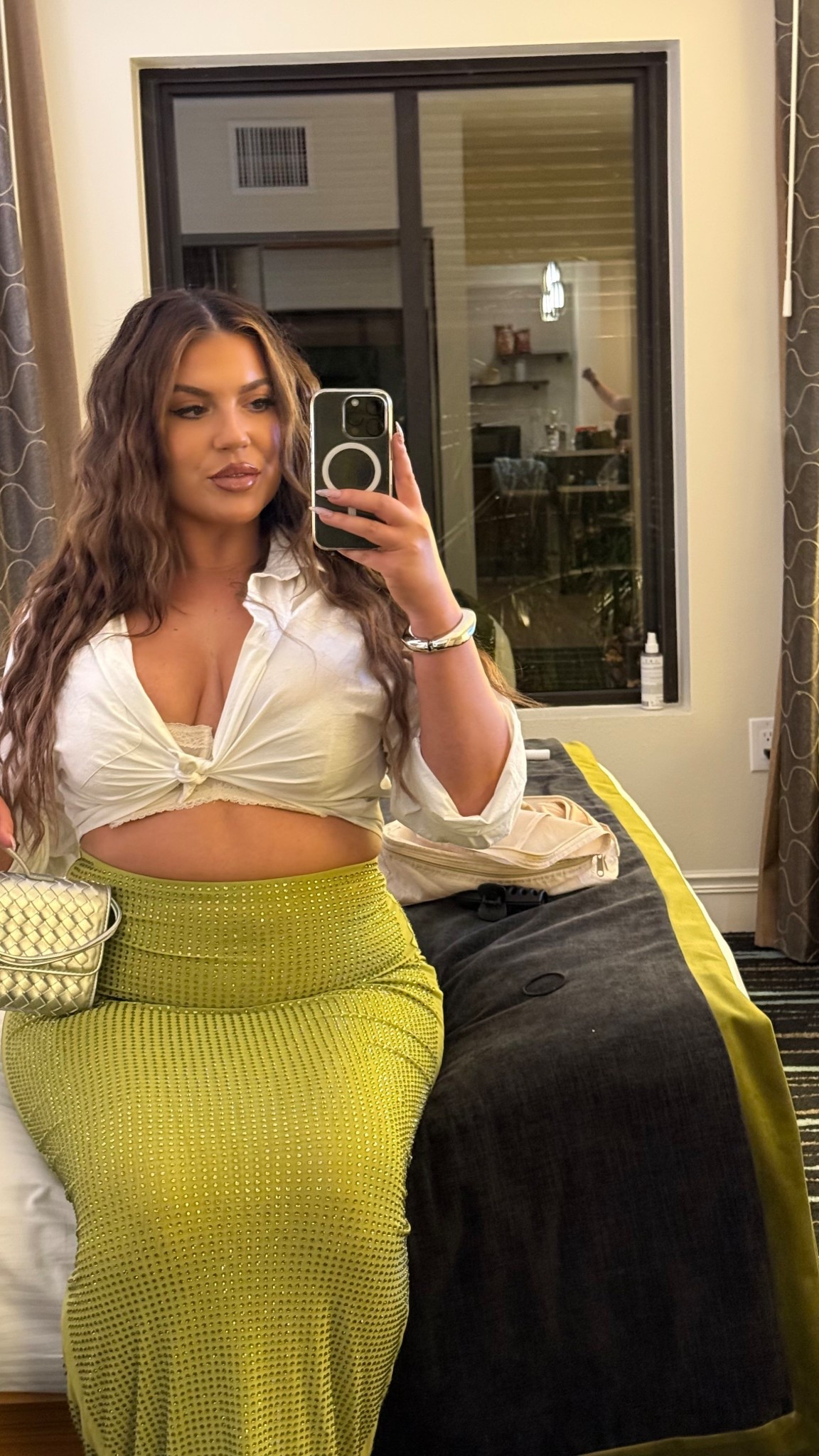 Vegas outfit night 1! 
L in the skirt and top! 🫶🏼

#LTKMidsize