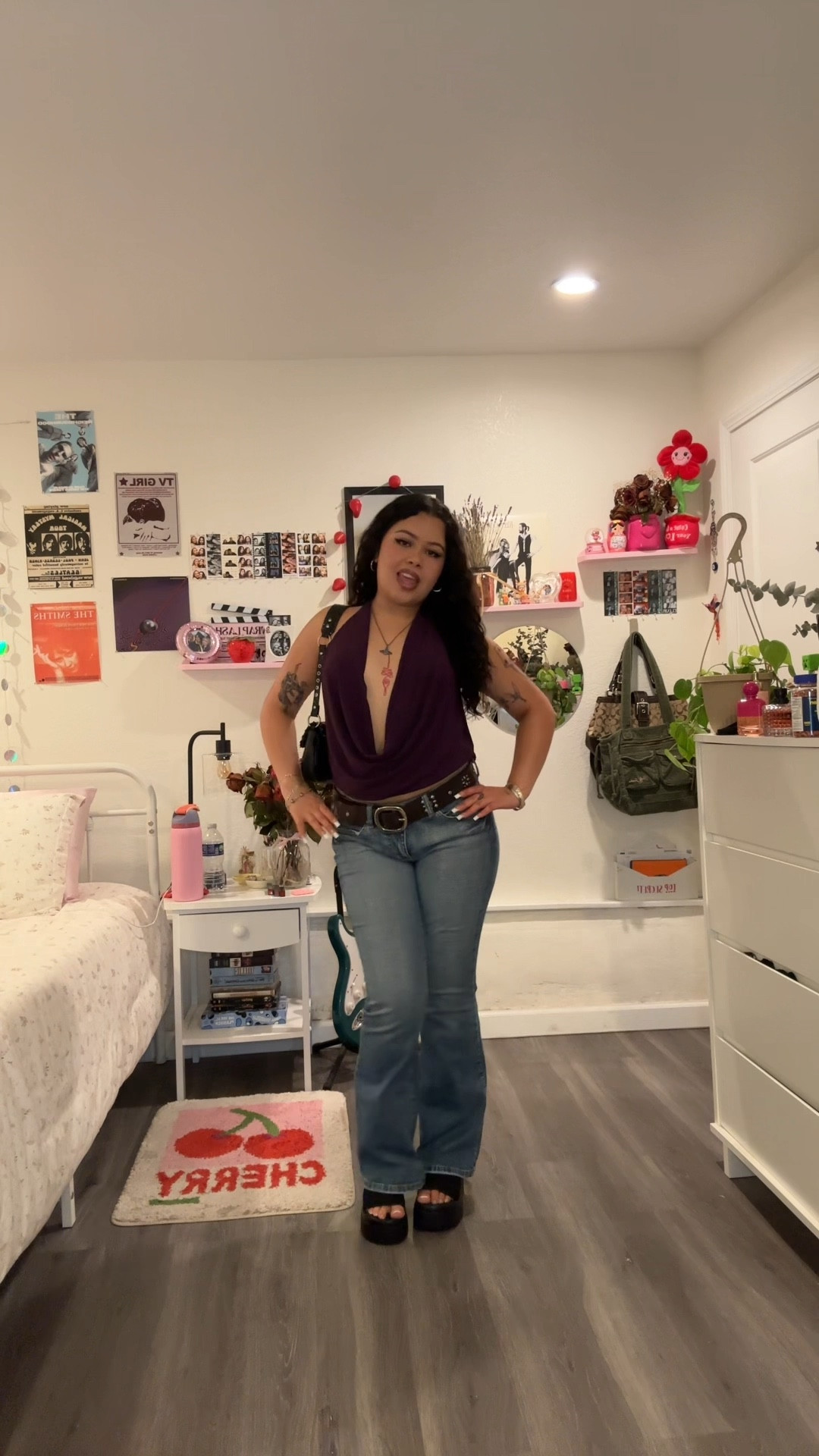 Outfit deets<3 jeans + belt are thrifted!! 

#LTKBeauty #LTKStyleTip #LTKSummerEdit