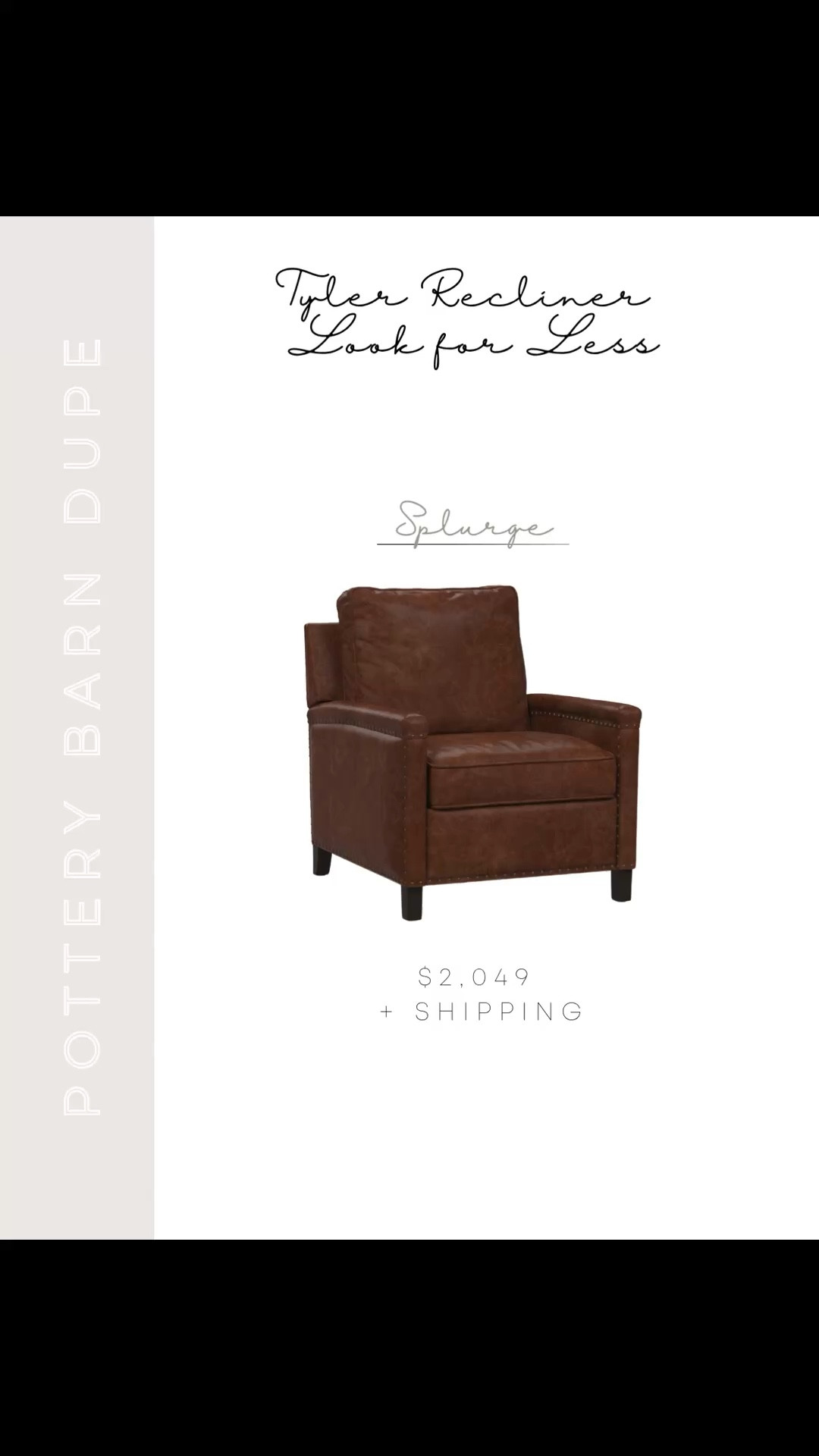 If you love the look of the Pottery Barn Tyler leather chair but not the price tag, these are the best look-for-less options I’ve found. Same rich leather, classic style, just way more budget friendly 🤍 Linking my favorites here so you can easily compare.

#LTKHome #LTKSaleAlert