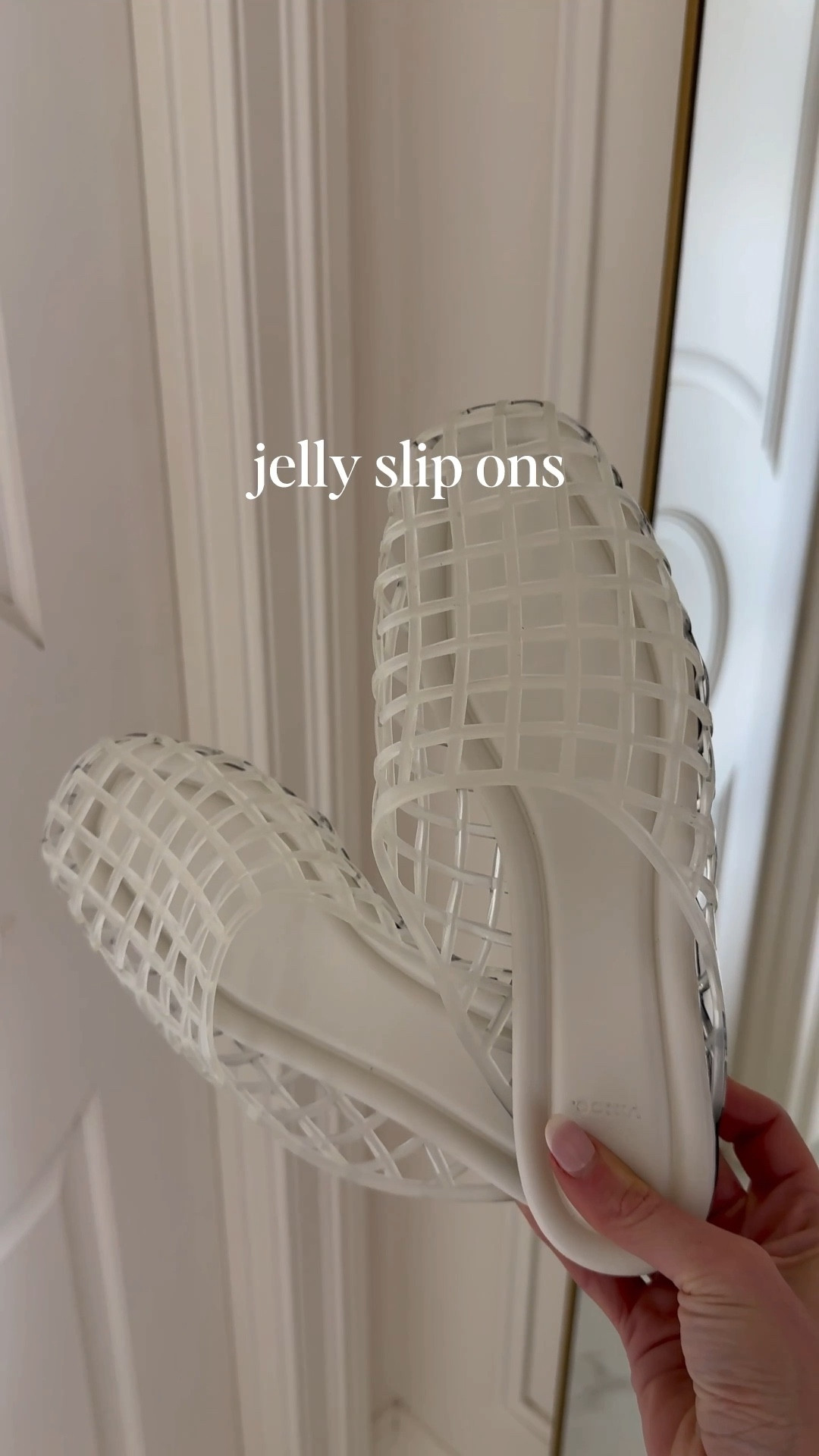 Love these slip on jelly slides - comes in other colors 