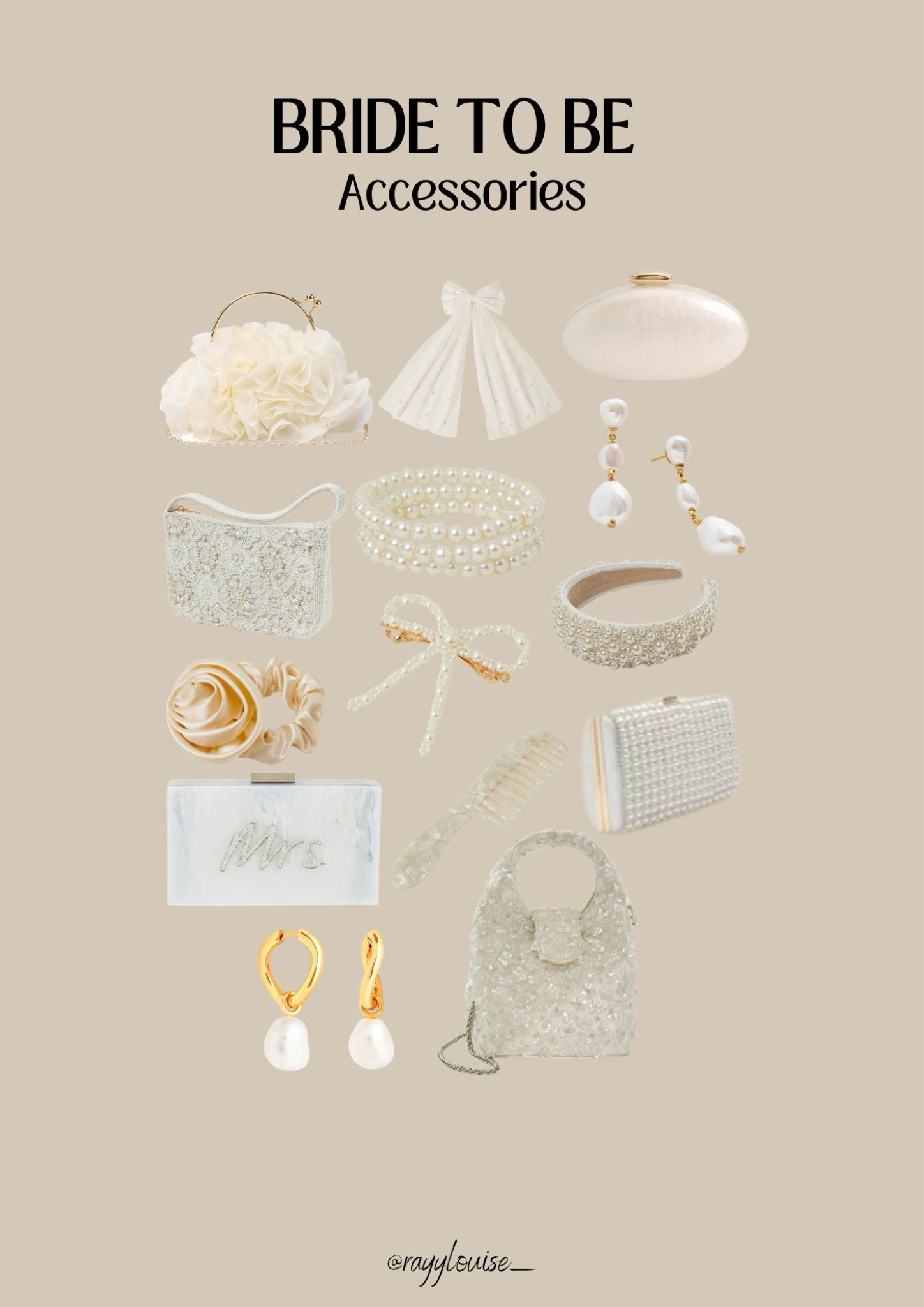 Bride to be accessories 🤍

#LTKbag #LTKwedding #LTKstyletip