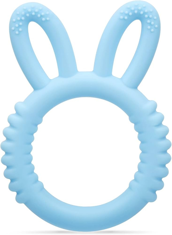 MISSLILI Silicone Babies Teethers Baby Teething Toys for Soothe Massage Sore Gums for 3-12 Months... | Amazon (US)
