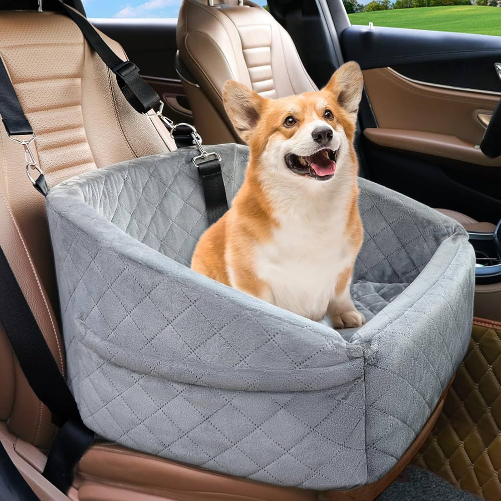 Dog Car Seat for Small Dogs,Detachable Washable Dog Booster Seat for Medium Dogs Under 30lbs, Pet... | Amazon (US)