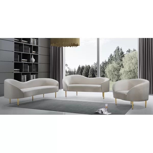 Shurtz Velvet Living Room Set | Wayfair North America