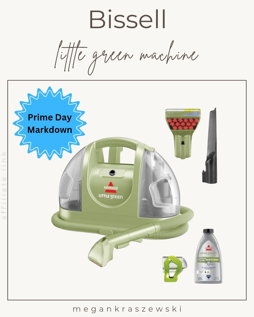 Bissell little green machine is on prime day sale! 34% off! 💸

#LTKSaleAlert #LTKHome #LTKPets