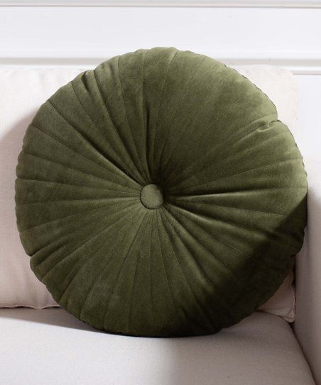 Callieste Green Tufted Vallory Throw Pillow | Zulily