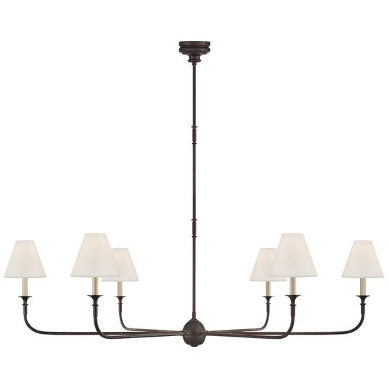 Thomas O'Brien Piaf 58 Inch 6 Light Chandelier by Visual Comfort Signature Collection | 1800 Lighting