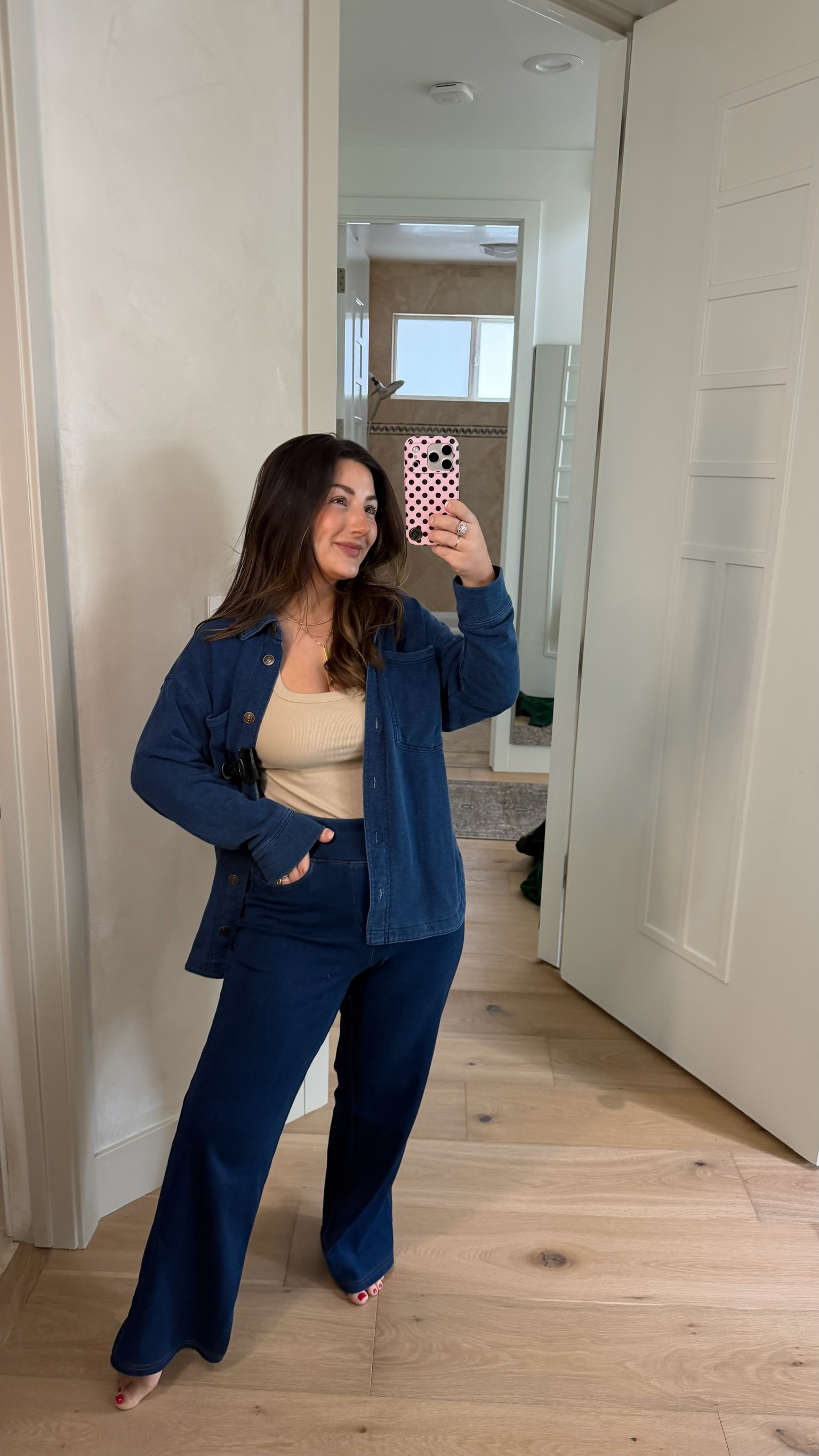Cute and comfy soft denim pieces!! 

Top size xs
Tank size small
Pants size small petite 

5'0" 140lbs
Petite friendly

#LTKootd #LTKPetite #LTKSaleAlert