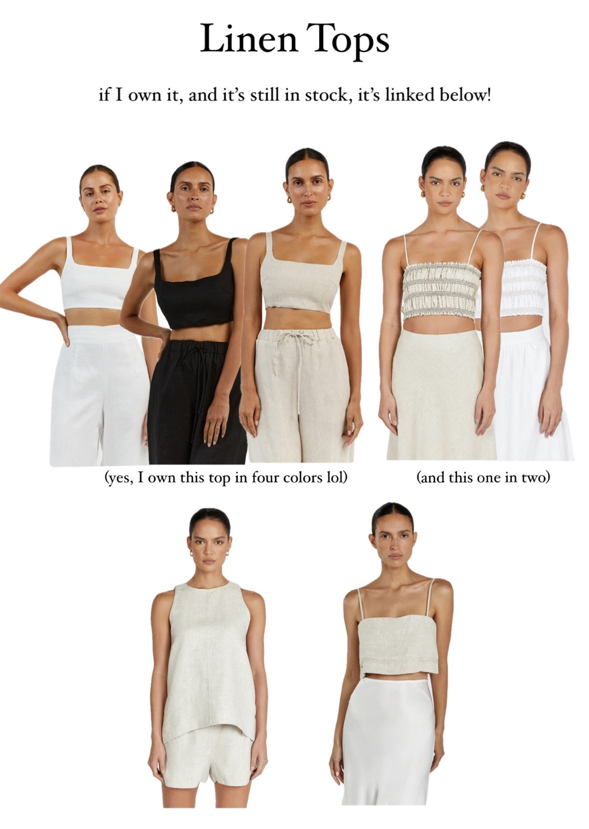 I always get asked about my linen pieces and I swear 80% of them are from here! Unfortunately a lot of things I’ve worn in content aren’t available anymore - like my fave long-sleeved linen button down (I’ve been buying massive hauls from here for a couple years now lol) but if it’s still available, I’ve linked it here!

#LTKSeasonal #LTKtravel #LTKSpringSale