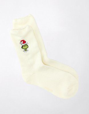 AE Chunky Grinch Socks | American Eagle Outfitters (US & CA)