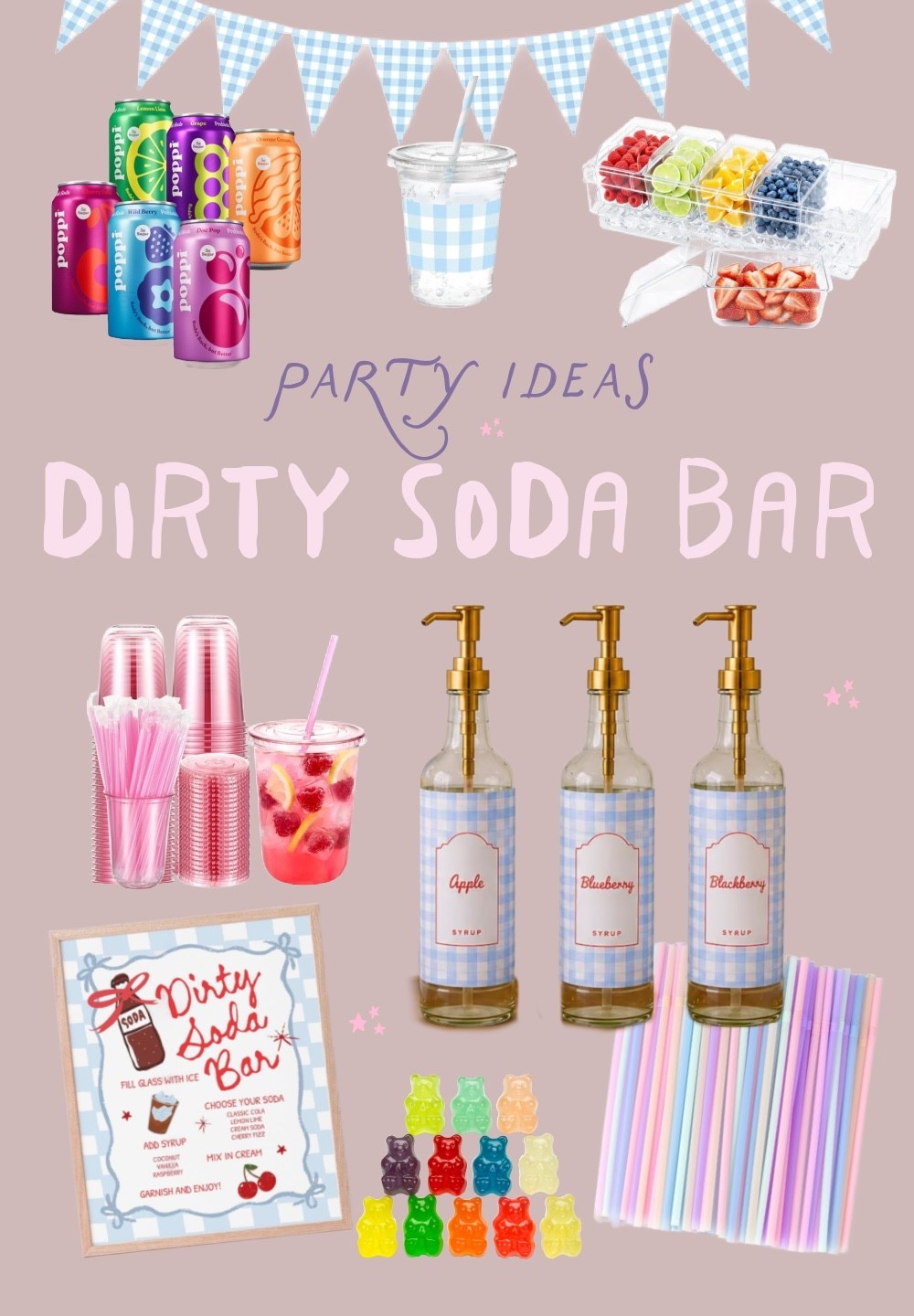 Dirty soda bar party 🎈

#LTKKids #LTKHome #LTKSeasonal