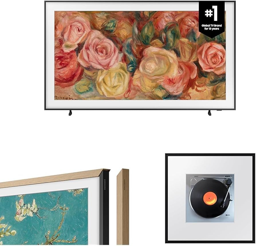 Samsung 65 inch Frame TV with Teak Bezel and Music Frame Speaker | Amazon (CA)