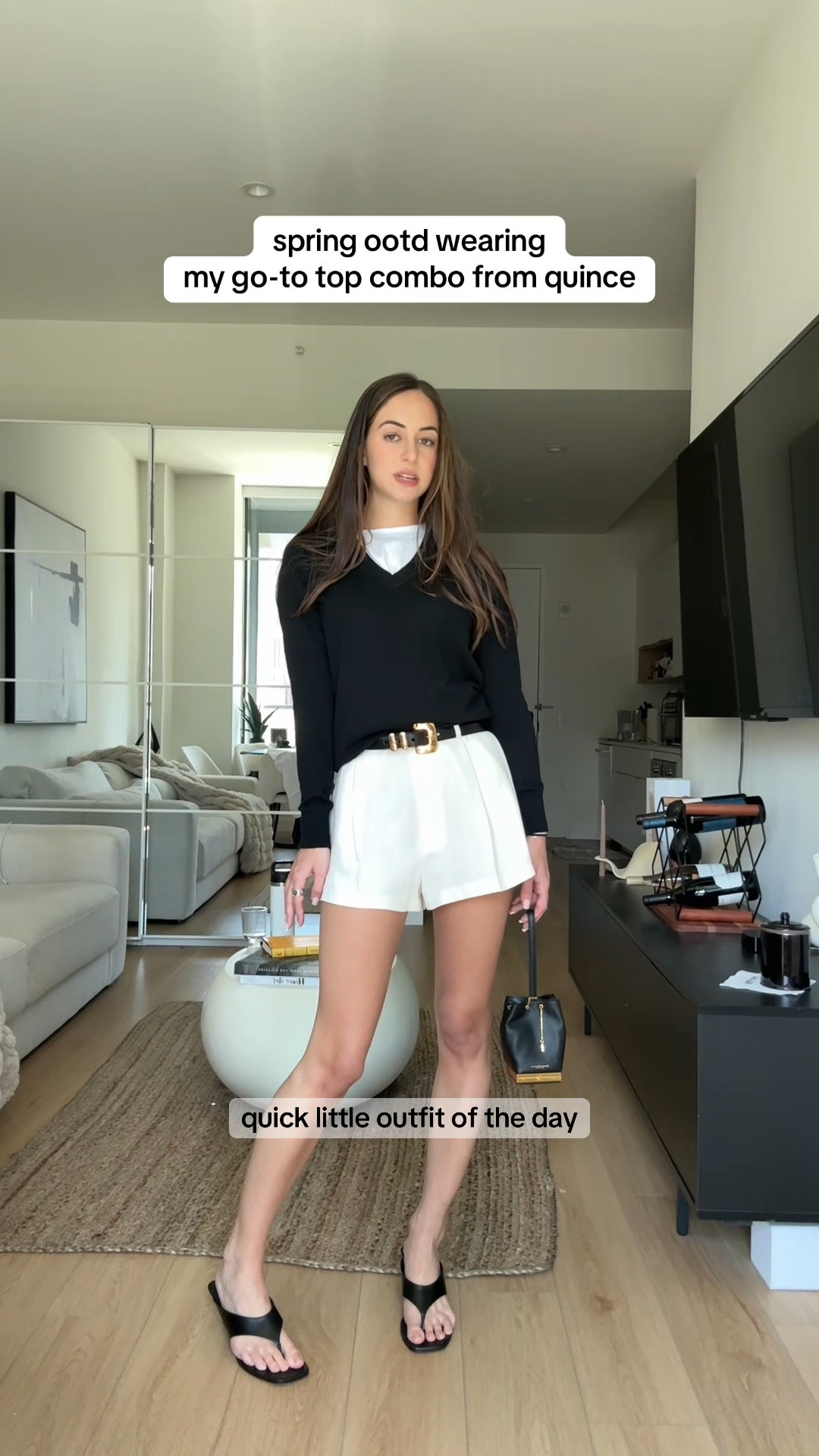 whenever i dont know what to wear, i throw on my @Quince v neck sweater over their white organic cotton t shirt and im good to go !!! #quincepartner


#LTKSeasonal #LTKootd