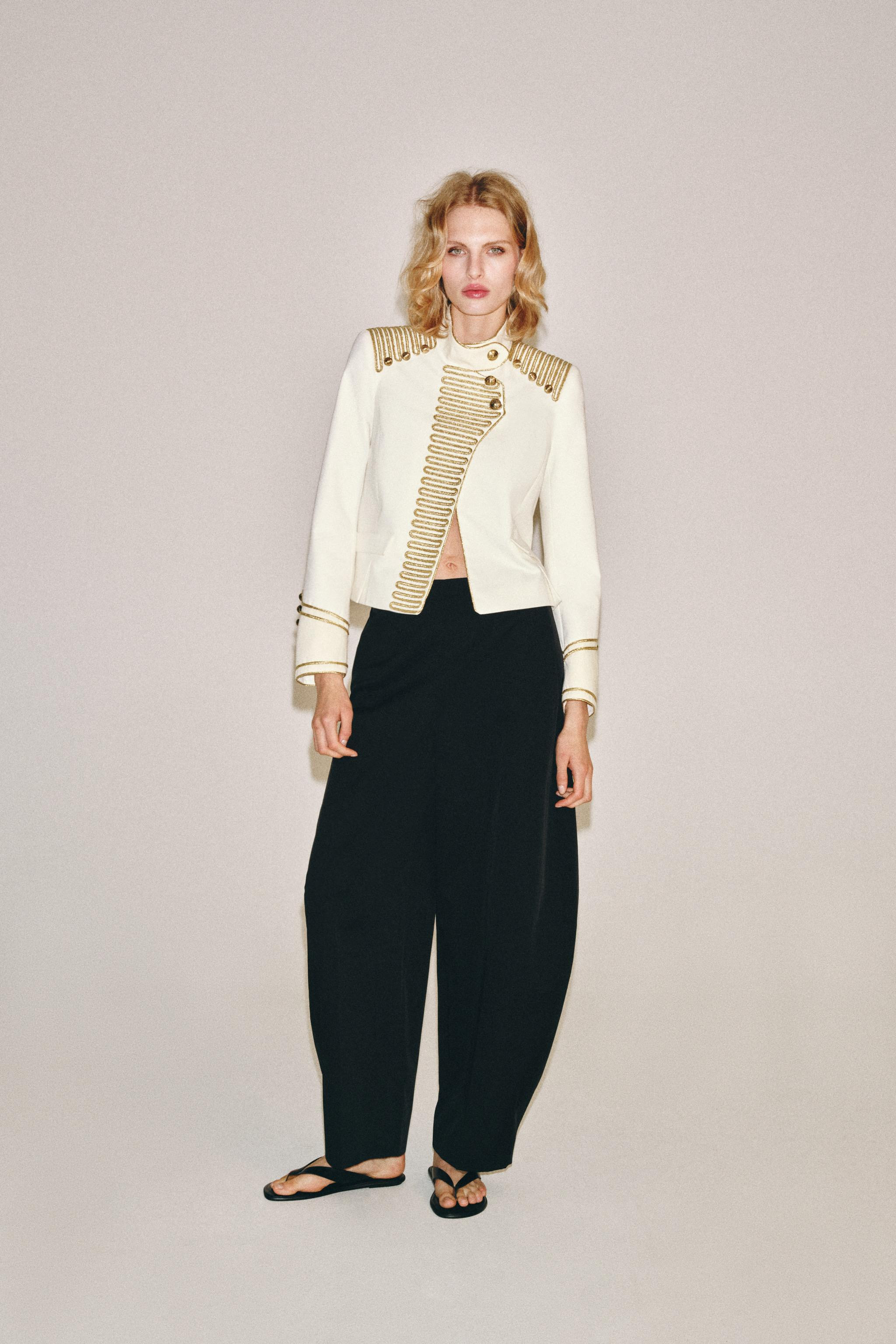 ZW COLLECTION FROG FASTENING JACKET | Zara US
