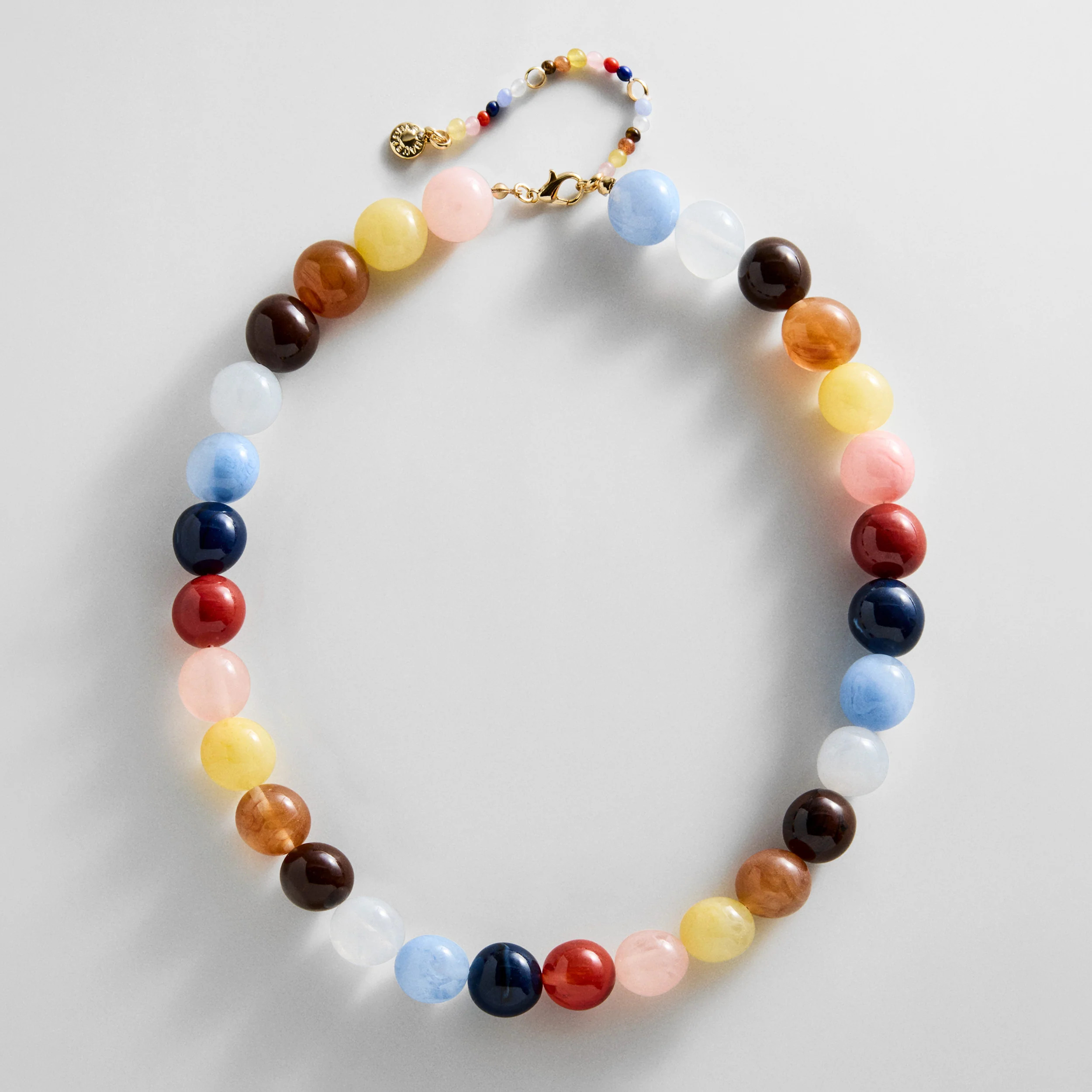 Mini Jane Beaded Necklace - Vintage Multi | BaubleBar