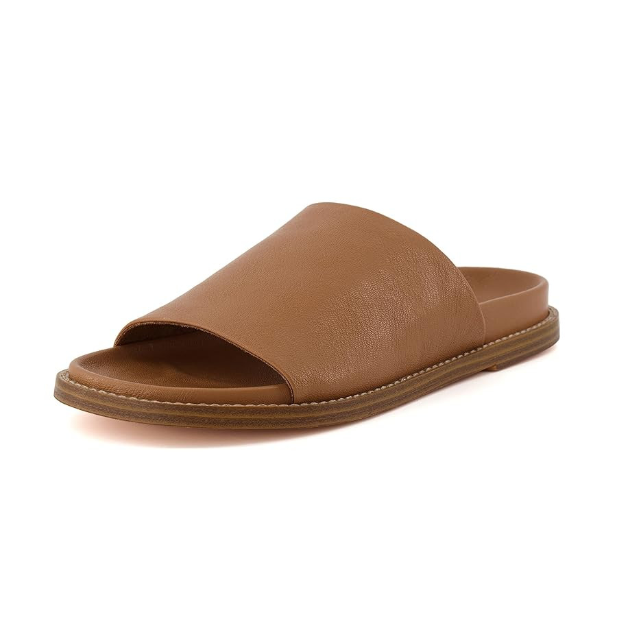 CUSHIONAIRE Women's Nugget one band footbed sandal with +Comfort, Wide Widths Available | Amazon (US)