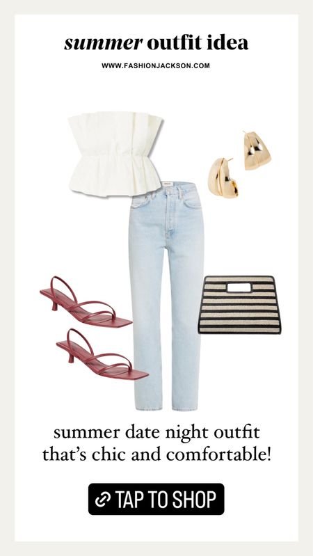 Summer outfit idea #summeroutfit #datenight #agolde #summerfashion #fashionjackson

#LTKSeasonal #LTKOver40 #LTKStyleTip