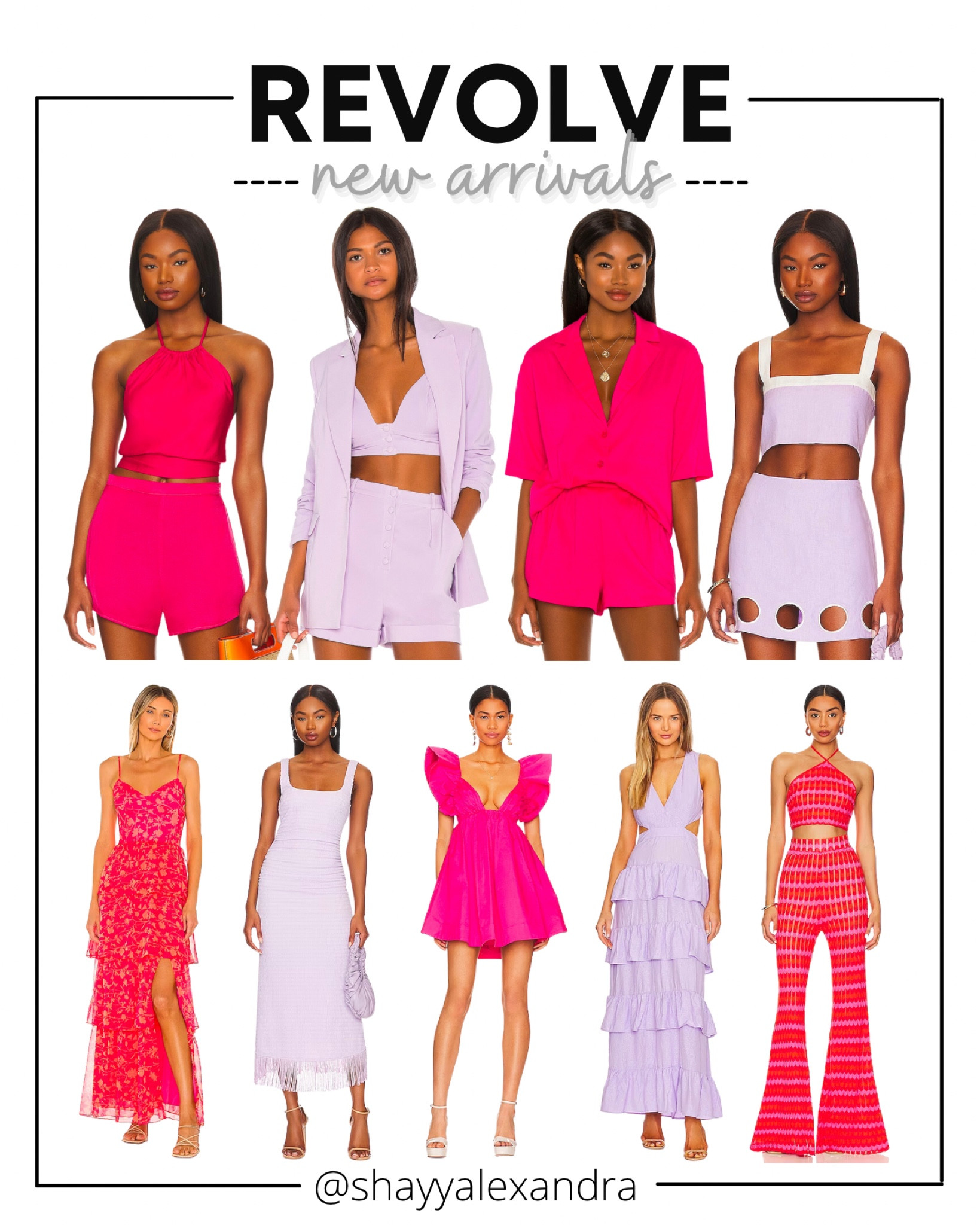 Loving these new hot pink and lavender arrivals at Revolve!

Coords | Coordinated Set | Crop Top | Shorts | Blazer | Preppy | Mini Skirt | Maxi Dress | Summer

#LTKSeasonal #LTKstyletip